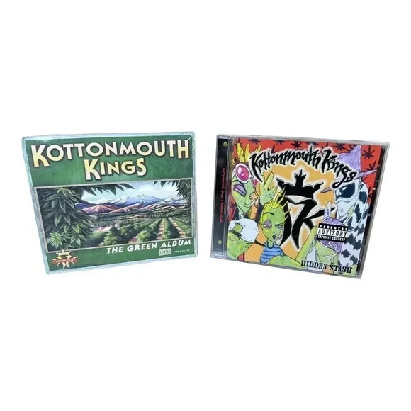 Bundle KOTTONMOUTH KINGS -THE GREEN ALBUM [PA] DIGIPAK & HIDDEN-STASH NEW 2 CD’s - Picture 1 of 11